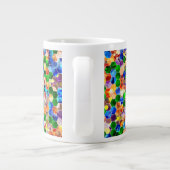 Horizontale hexagons met Piecewise Dot 20oz Mok (Achterkant)