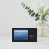 Horizontale horizontale fotografie visitekaartje (Staand voorkant)