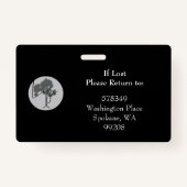 Horizontale id Lanyard Badge Business Medical (Achterkant)