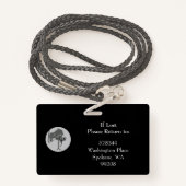 Horizontale id Lanyard Badge Business Medical (Achterkant met draagriem)