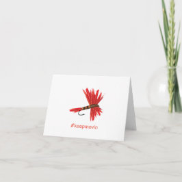 Horizontale Lucy en Keepmovin Gevouwen kaart