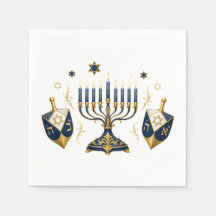 Horizontale Menora met Dreidel-ontwerp