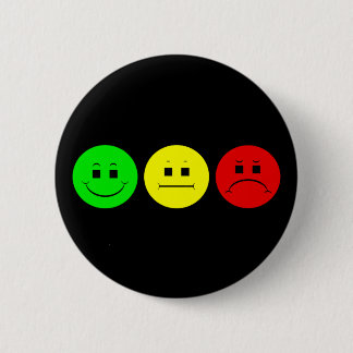 Horizontale Moody Stoplight Lefty Green Ronde Button 5,7 Cm