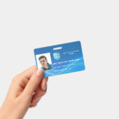 Horizontale personeelsfoto ID met logo Badge (Handheld)