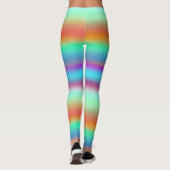 Horizontale regenboog leggings (Achterkant)