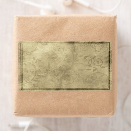 Horizontale Romantische Apotheker Label (Insitu)