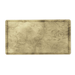 Horizontale Romantische Apotheker Label