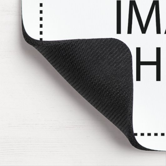 Horizontale Sjabloon Mousepad Muismat (Hoek)