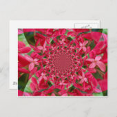 Horizontale Sjabloon van het Rode Briefkaart Crims (Voorkant / Achterkant)