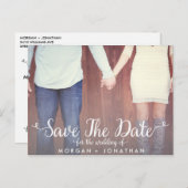 Horizontale sparen de Sjabloon van het Briefkaart  (Voorkant / Achterkant)