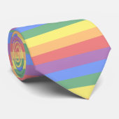 Horizontale streep LGBT Pride vlag van de zwevende Stropdas (Opgerold)