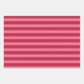 Horizontale Strepen Gingham sterren Wrapping Paper (Voorkant 2)