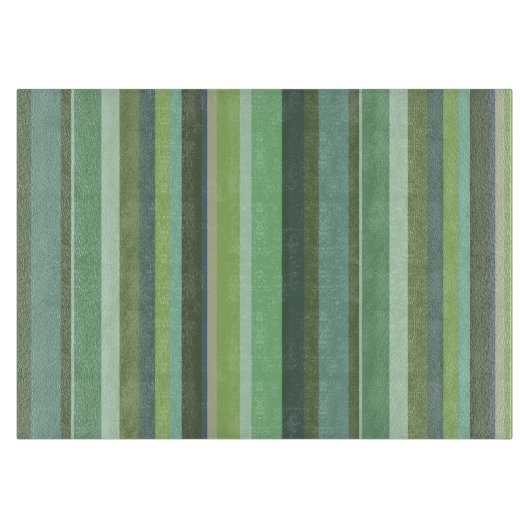 Horizontale strepen met olijfgroen snijplank (Voorkant)