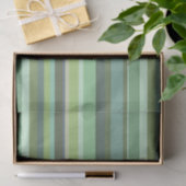 Horizontale strepen met olijfgroen tissuepapier (Geschenk)