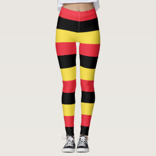 Horizontale streping voor de nationale vlag van Be Leggings