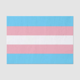 Horizontale Transgender Pride Vlag Tissuepapier