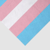 Horizontale Transgender Pride Vlag Tissuepapier (Detail)