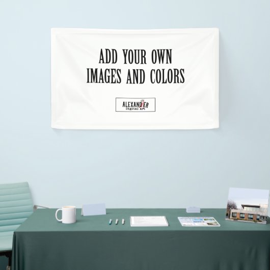 Horizontale vinyl spandoek (Beurs)