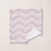 HorizonZigZag Blush Roze Lavendel Bad Handdoek (Wasdoekje)