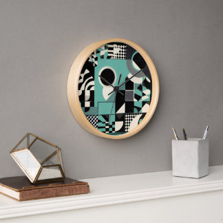 HORLOGE 민 트 패 턴 시 계