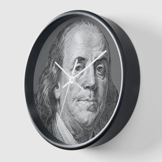 Horloge 100 dollars, Benjamin Franklin (Angle)