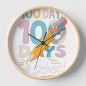 Horloge 100 Jours de filles de l'école Coquette Bow 100e J (Recto)
