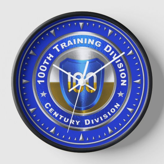 Horloge 100e Division de l'instruction (Recto)