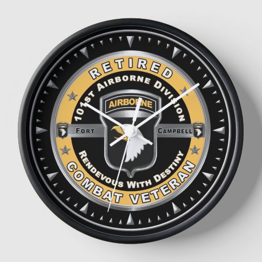Horloge 101e division aéroportée Ancien combattant à la re (Recto)