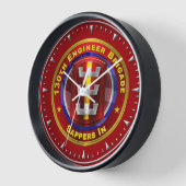 Horloge 130e brigade du génie (Angle)
