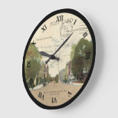 Horloge 1924 de carte postale de Lancaster Ohio (Angle)