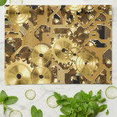 Horloge 1 Serviette de cuisine (Plié)