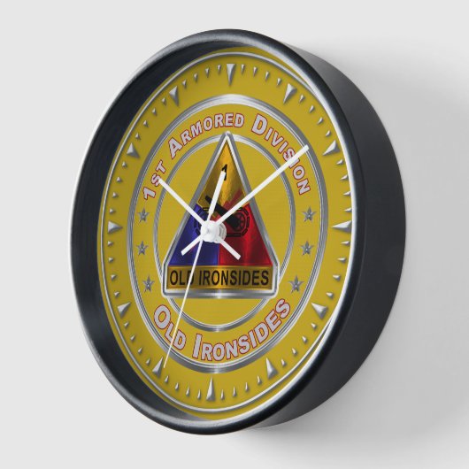 Horloge 1re division blindée (Angle)