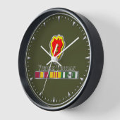 Horloge 25e division d'infanterie Vétérinaire du Vietnam (Angle)