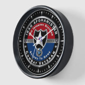 Horloge 2e division d'infanterie Iraq Afghanistan Vétérina (Angle)