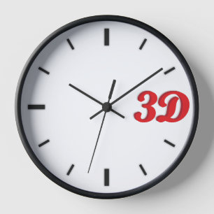 Horloge 3D C1.
