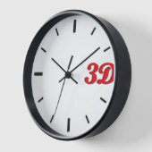 Horloge 3D C1. (Angle)