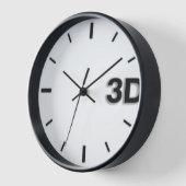 Horloge 3D O'Clock 2-BL. (Angle)
