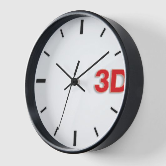 Horloge 3D O'Clock 2-Rd. (Angle)