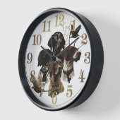 Horloge 4 Couleurs de pointeur germanophones (Angle)