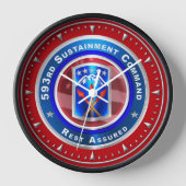 Horloge 593e Commandement du développement durable (Recto)