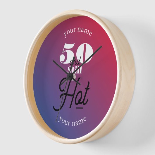 Horloge 5O et toujours chaud (Angle)