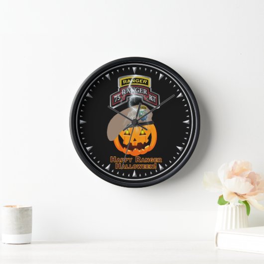 Horloge 75e régiment de Rangers Halloween (Maison)