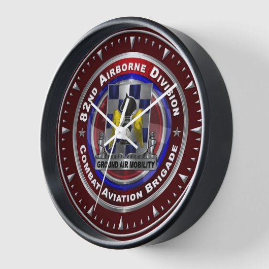 Horloge 82e division aéroportée, brigade d'aviation de com (Angle)