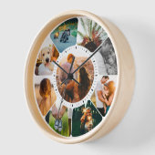 Horloge 9 Photo arrondie (Angle)