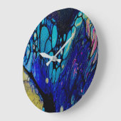 Horloge à aile de papillon abstrait (Angle)
