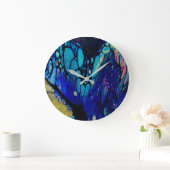Horloge à aile de papillon abstrait (Maison)