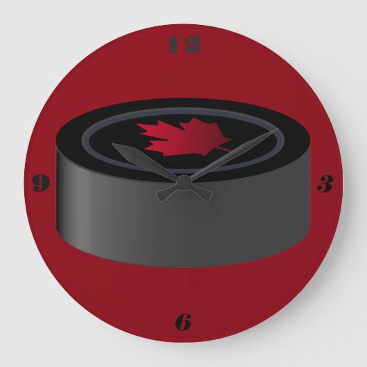 Horloge à bille de hockey (Recto)