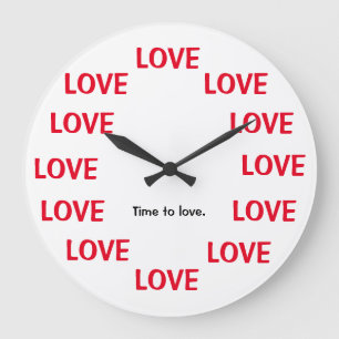 Horloge à blague l'heure d'aimer l'horloge à blagu