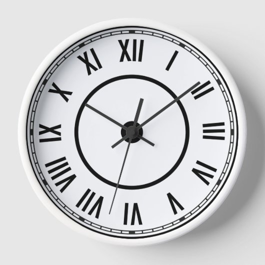 Horloge à chiffres romains vintage (Recto)