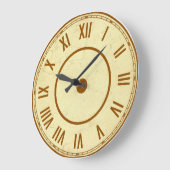 Horloge à chiffres romains vintage (Angle)